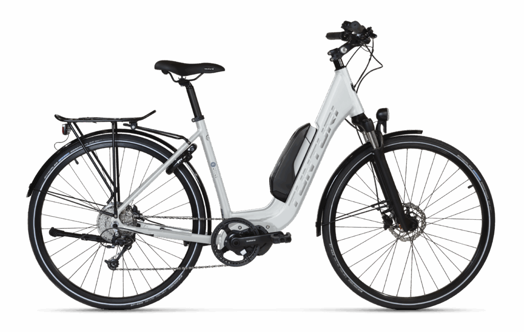 Elcykel Dam Tunturi E Style Grey/Chrome/Blue